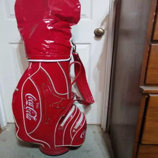 Vintage Coca Cola Golf bag. DURA BAG MADE IN USA WITH 6 Way Divider