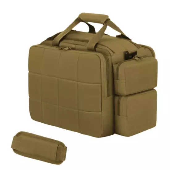 EastWest Tactical Trainer Range Bag Shooting Multi Pistol Handgun Bag TAN