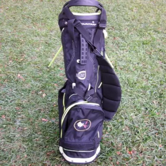 SEMINOLE GOLF CLUB - Sun Mountain Carry/Stand Bag (Black) Rare! H2No Waterproof 