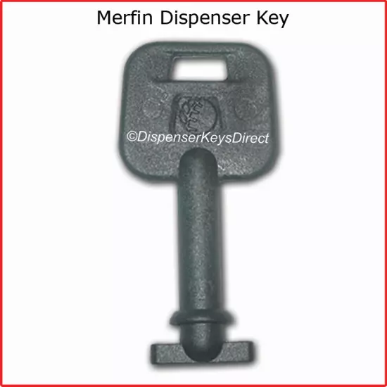 Merfin Dispenser Key for Paper Towel & Toilet Tissue Dispensers - (12/pk.)