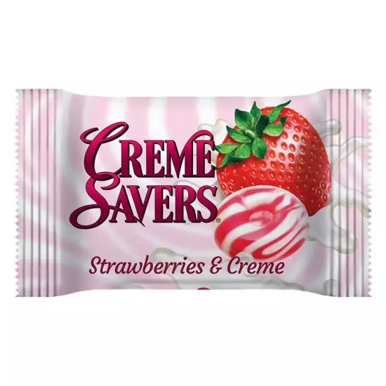 Strawberries and Creme Hard Candy | The Taste of Fresh Strawberries Swirled i...