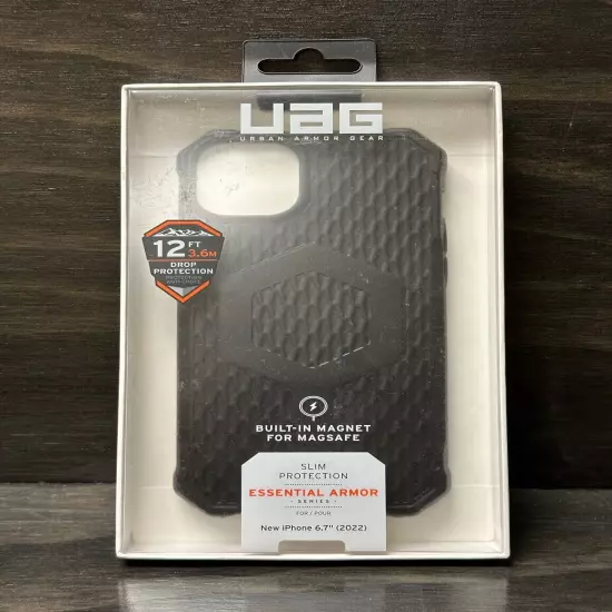 NEW UAG Essential Armor Magnetic Rugged Case iPhone 14 Plus 6.7" (Small Cam)