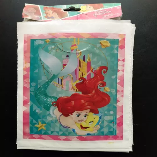 Disney's Ariel Little Mermaid 16 Pc Loot Treat Bags For Party Favors & Toppers 