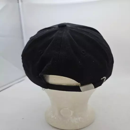 Sunday Riley Black Ballcap Hat 100% Cotton Strap Back