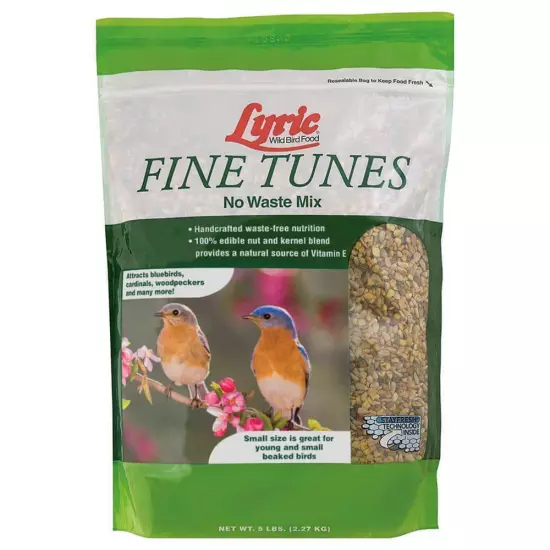 5 Lbs. Fine Tunes No Waste Bird Seed Mix