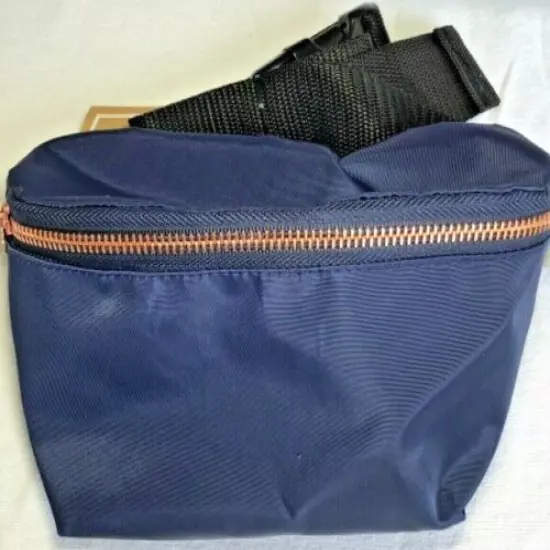 OAK AND REED WAIST BAND FANNY PACK HANDS FREE FITNESS NAVY BLUE NIP