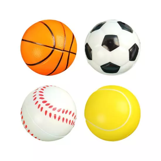 1X Baseball Hand Wrist Finger Exercise Stress Relief Balls Therapy Squeeze E9W8