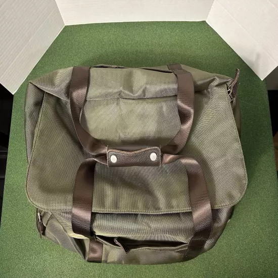 Abercrombie & Kent Large Duffle Bag Weekender Travel Safari Green