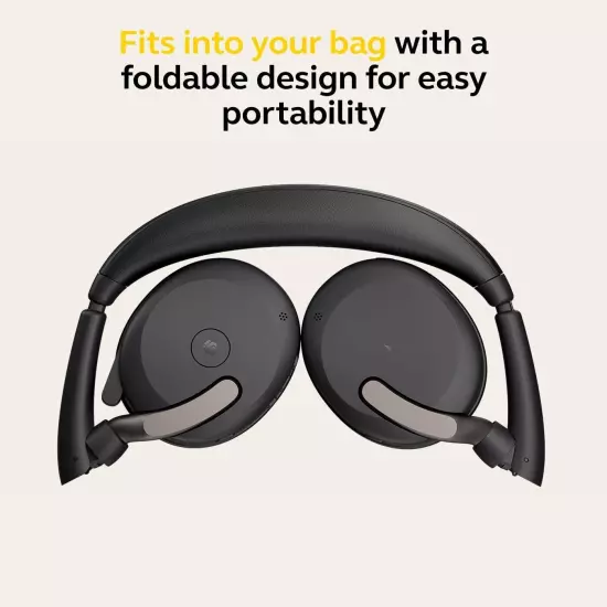 Jabra Evolve2 65 Flex - Stereo Bluetooth Headset with USB-C BT Dongle