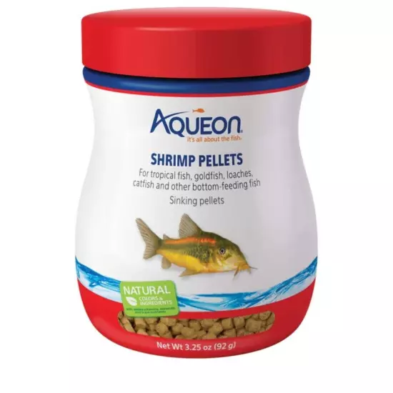 Aqueon Shrimp Pellets, 3.25 oz (2-Pack)