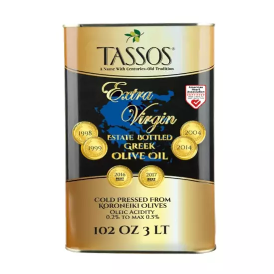 Extra Virgin Greek Olive Oil (Tassos) 3L 11/24