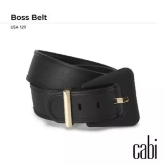 Cabi New NWT Boss Belt #4396 Black Size XS - XL Was $129