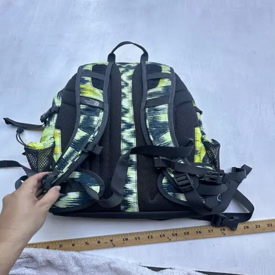 North Face Backpack Angkor Hiking Travel Daily School Laptop Yellow Black