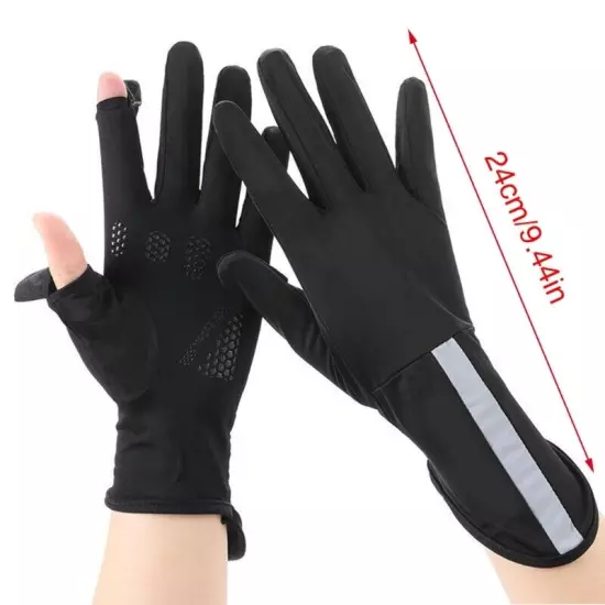 Hot Day Sunproof Gloves Skin Friendly Cooling Gloves for Teens Cycling Fishing