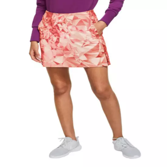 NWT$75 Nike Driy Womens UV Victory Printed 17" Women Golf Skort CK5818-814 2XL