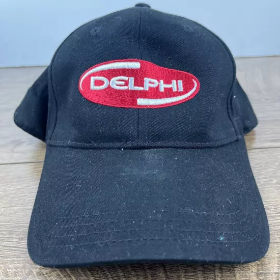 Delphi Hat Delphi Black Hat Adjustable Adult Size Hat Black Cap