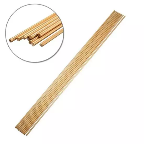 20PCS Wire Brazing Easy Melt Welding Rods Low Temperature 2mm X 250mm Brass