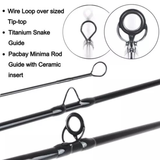 Maxcatch 5/6wt Fly Fishing Combo,9' 4-piece Rod and Avid Pre-spooled Reel Outfit