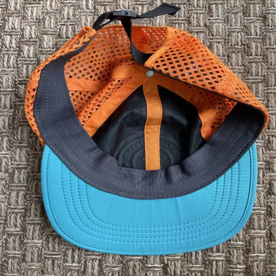 Burlaep Apparel Hat Cap Orange Teal Hiking Outdoor Richardson Strapback One Size