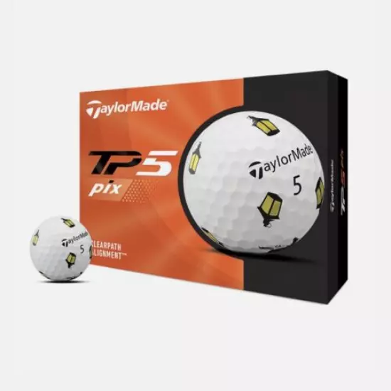 Limited Edition TaylorMade TP5 Pix Golf Balls-Lantern (New-3Pk) Sleeve