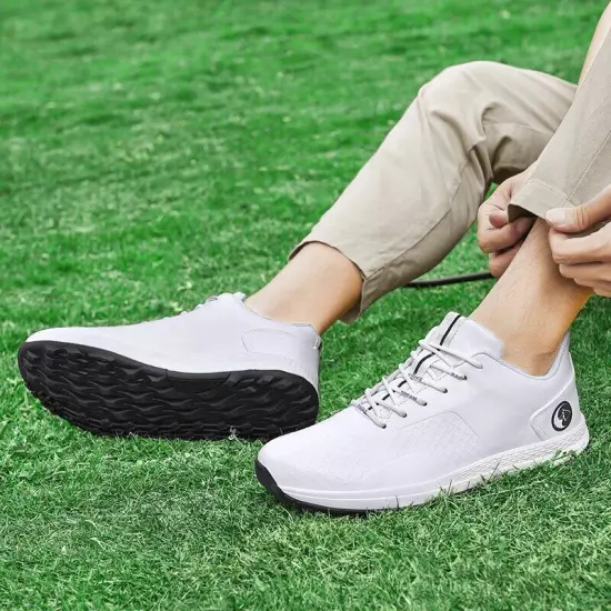 Professional Golf Shoes Men's Anti Slip Sneakers Outdoor Golfers Walking Shoes