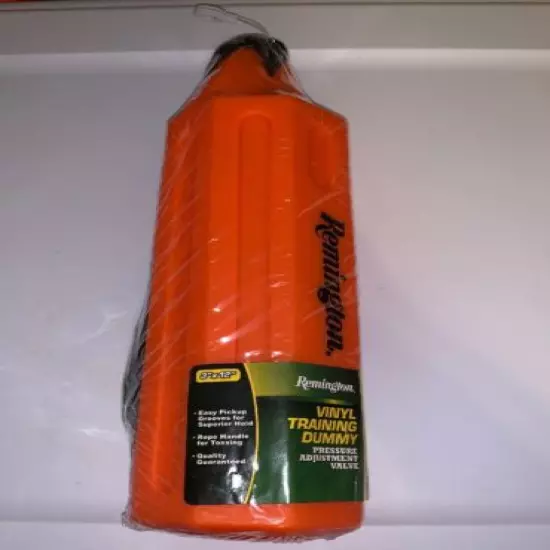 New Remington Coastal Dog Training Vinyl Retrieving Dummy Orange R1822 