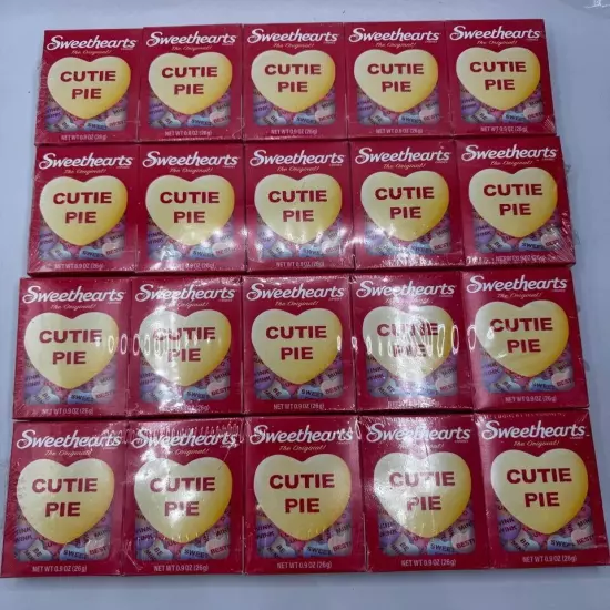 Sweethearts Candies Cutie Pie Net wt 0,9 oz, Pack of 20, EXP 08/26