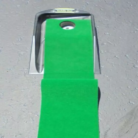 TEE-OFF Caddie Mat--Practice Putting Mat Automatic Return 9 Feet