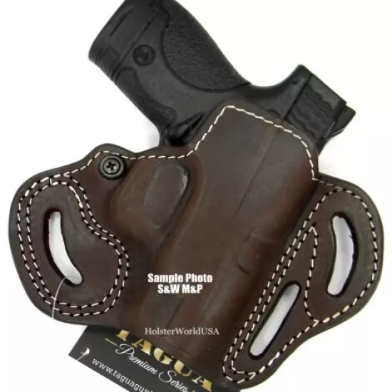 TAGUA Premium Brown Leather Open Top RH OWB Belt Holster BERETTA PX4 STORM 3"