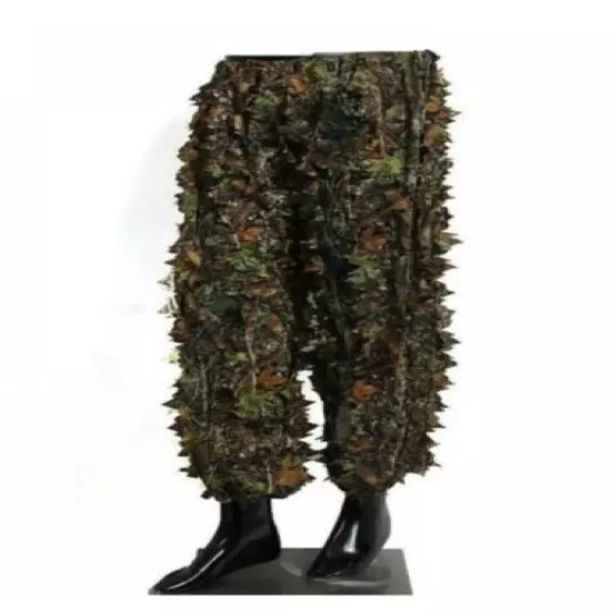 Ghillie Suit 3D Leafy Camo Hunting Suits, Woodland Gilly Suits Hooded Gillies