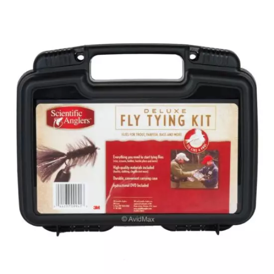 SCIENTIFIC ANGLERS DELUXE FLY TYING KIT - INCLUDES VISE, TOOLS & BASIC MATERIALS