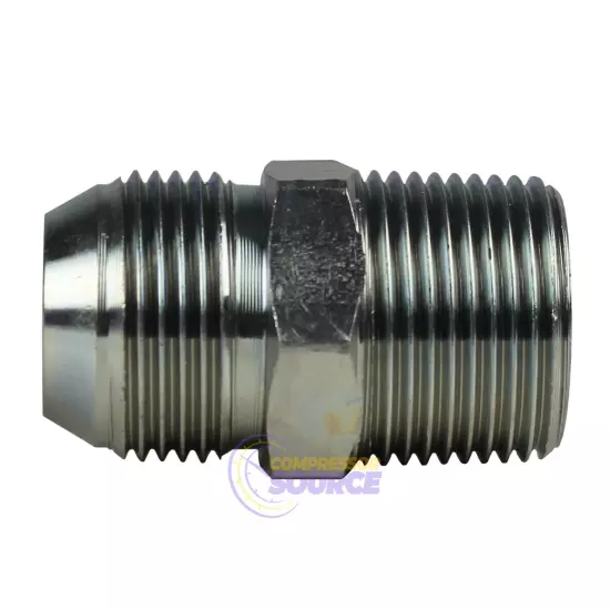 3/4" Male Flare x 3/4" MNPT Straight Adapter Fitting for 3/4" OD J06MF06MX