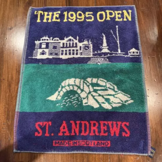 1995 open Saint Andrews Scotland golf towel