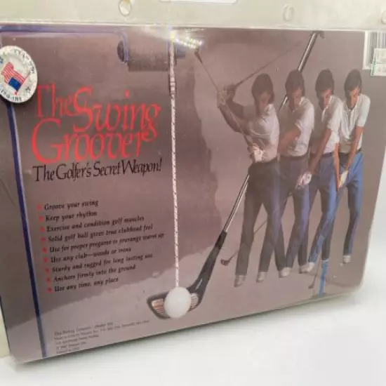 Vintage 1987 The Swing Groover- Model 202- Golf aid NOS! USA