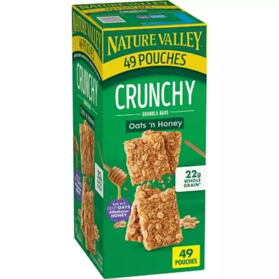 Nature Valley Oats 'N Honey Crunchy Granola Bars 49 Ct. "BEST PRICE ON EBAY"