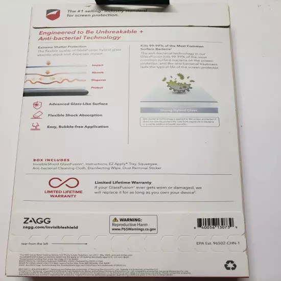 Galaxy Note 20 ZAGG InvisibleShield GlassFusion+ Flexible Screen Protector