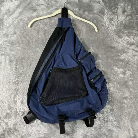 GAP Sling Bag Backpack Vintage Crossbody Gorpcore Tactical Y2K Navy Blue Travel