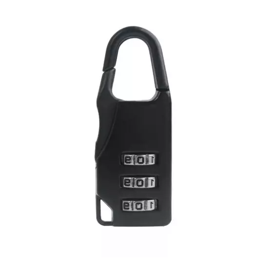 3 Digit Number Zinc Alloy Anti-theft Luggage Combination Backpack Padlock Lock