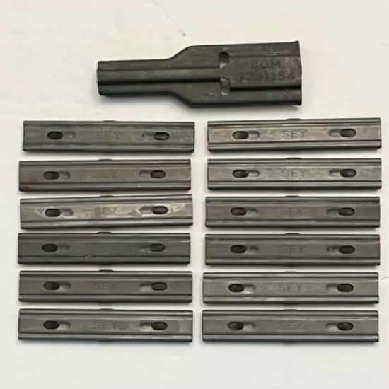 Original USGI Vietnam 7.62MM 308 Rifle 5rd Clips Magazine with Guide SEY Qty 12