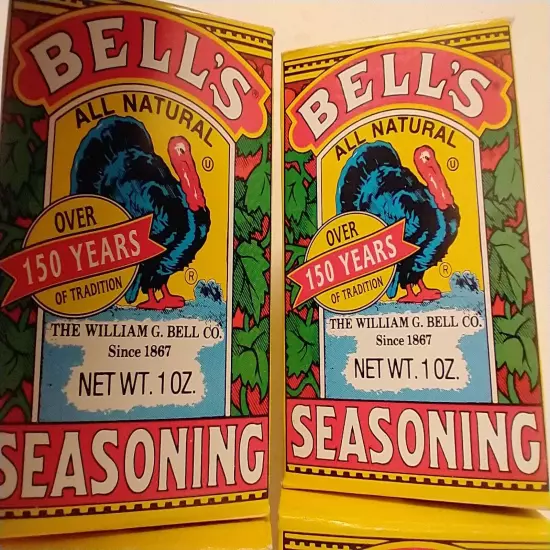 Bell's All Natural Salt Free Seasoning, 1oz, BB 9/2025, Lot of 5