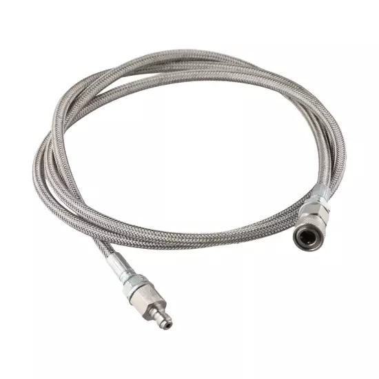 Quick Disconnect Inflation Hose 4500 PSI 60-Inches Stainless-Steel Bspp