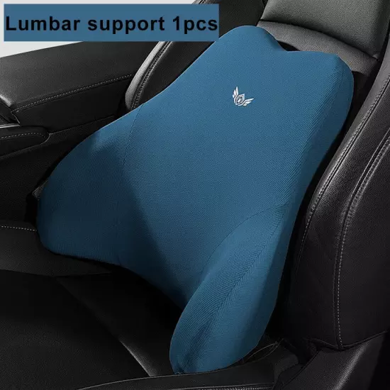 Curved Car Seat Headrest Car Neck Pillow Cushion Back Lumbar Support 