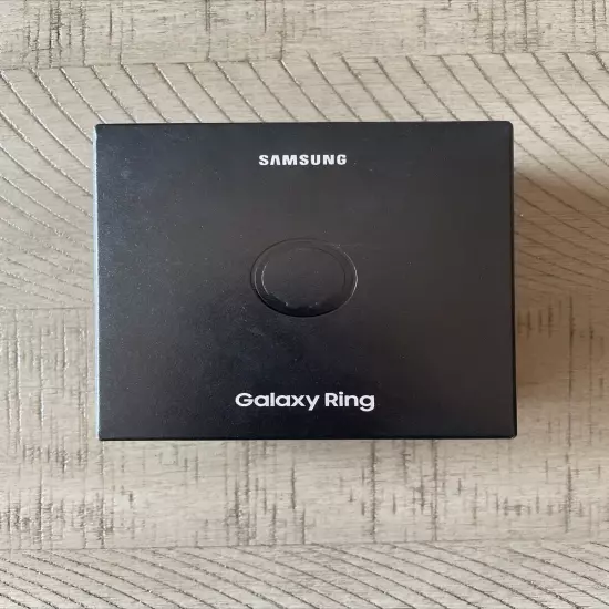 Samsung Galaxy Ring Titanium Black SM-Q501 Smart Ring Bluetooth Size 11