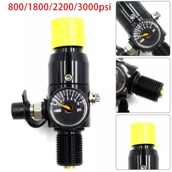 PCP Air Compressor Regulator Valve Adjustable Output Pressure for 4500psi Tanks