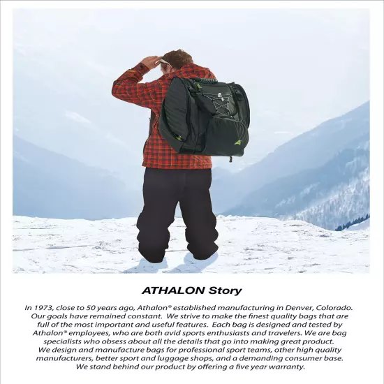 Athalon Everything Ski Boot Bag and Backpack Plus– Ski - Snowboard U1