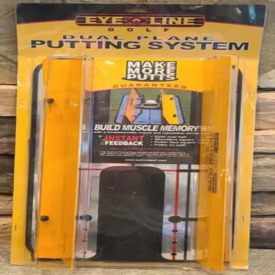 NEW! Eye Line Golf Putting Plane System Mirror Alignment Trainer w/Carrying Bag 