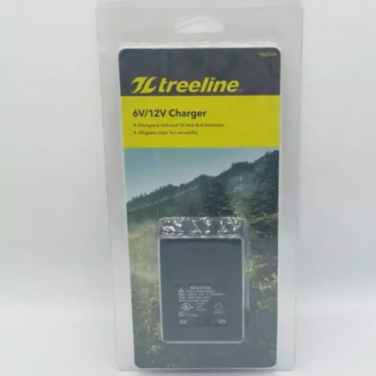 Treeline 6 Or 12 Volt Charger SLA Batteries Game Feeders