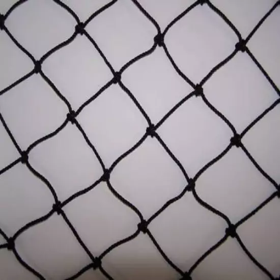 40' X 12' Diamond Mesh Black Batting Netting -2" #21 