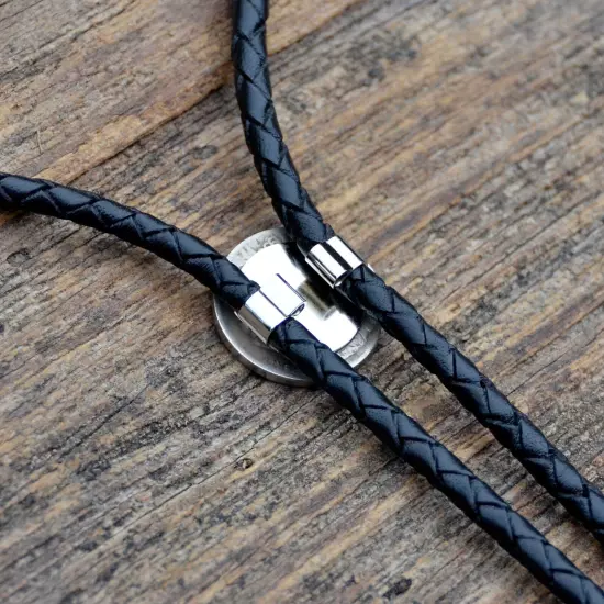 Genuine Buffalo Nickel Bolo Tie - Four Bolo Tip Options