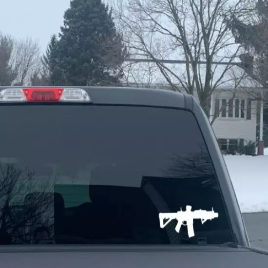 AR 15 Decal ASSORTED SIZE AND COLOR Options. High Quality Vinyl!